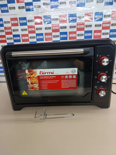 Horno eléctrico 2000W acero rojo - Girmi